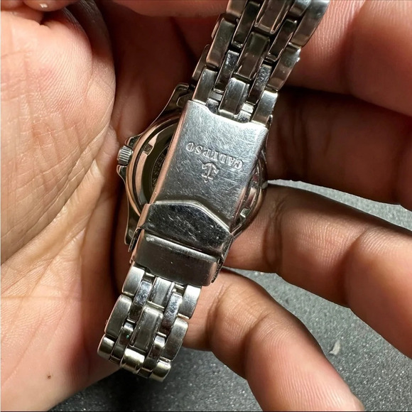 Calypso Ladies Quartz Watch Silver Tone White Dial Working Collection 5073 - Picture 6 of 11